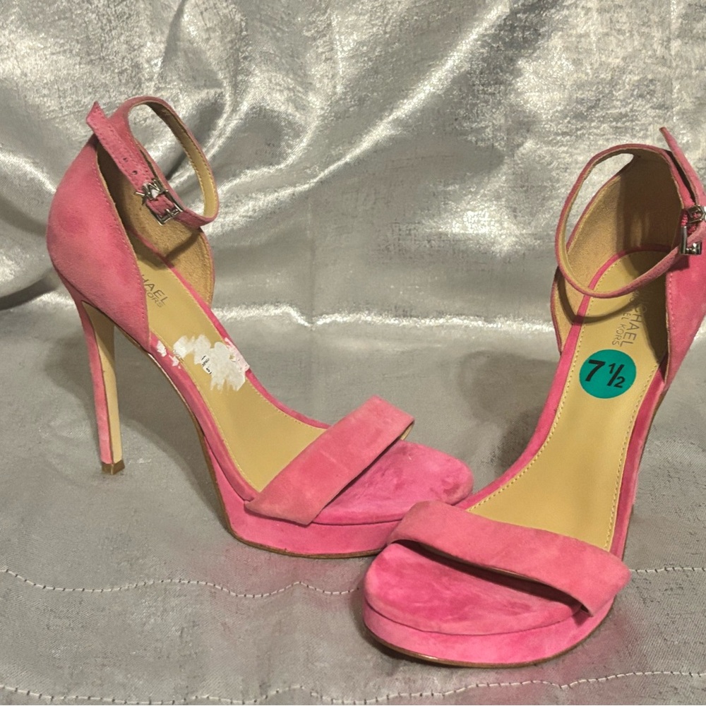 Pink Michael Kors High Heel Sandals